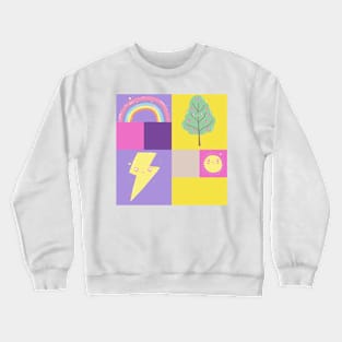 Abstract cute summer Crewneck Sweatshirt